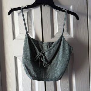 SHEIN Light Gray Textured Top